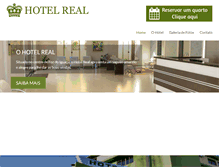 Tablet Screenshot of hotelrealfoz.com.br